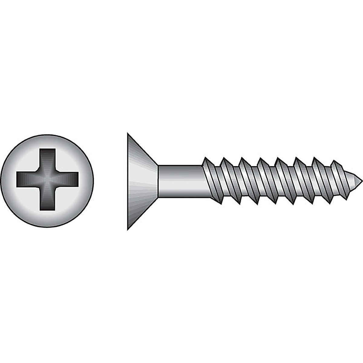 Hillman - 39271 - No. 10 x 3 in. L Phillips Black Phosphate Cabinet Screws - 100/Pack