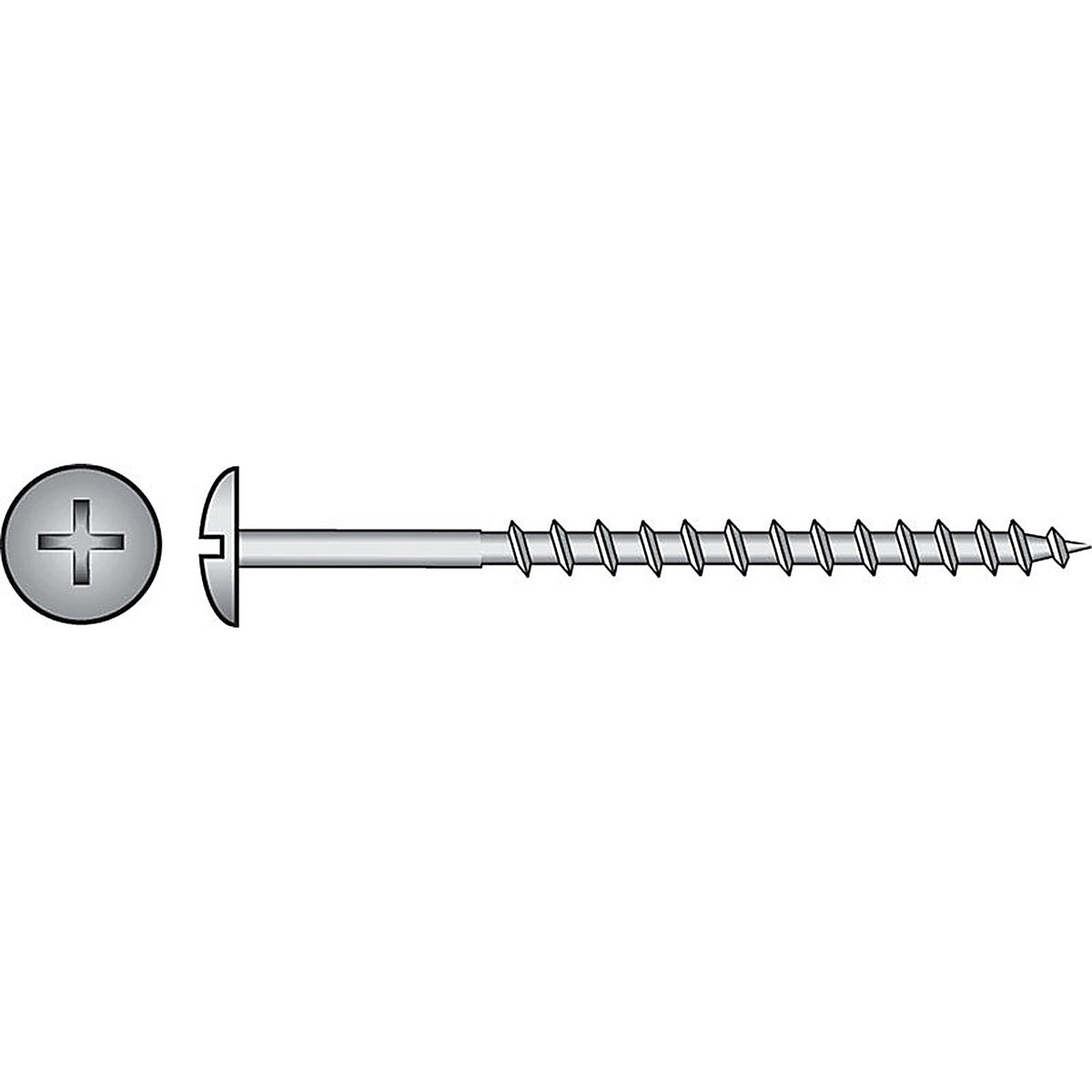 Hillman - 39279 - No. 10 x 2-1/2 in. L Phillips Black Phosphate Cabinet Screws - 100/Pack