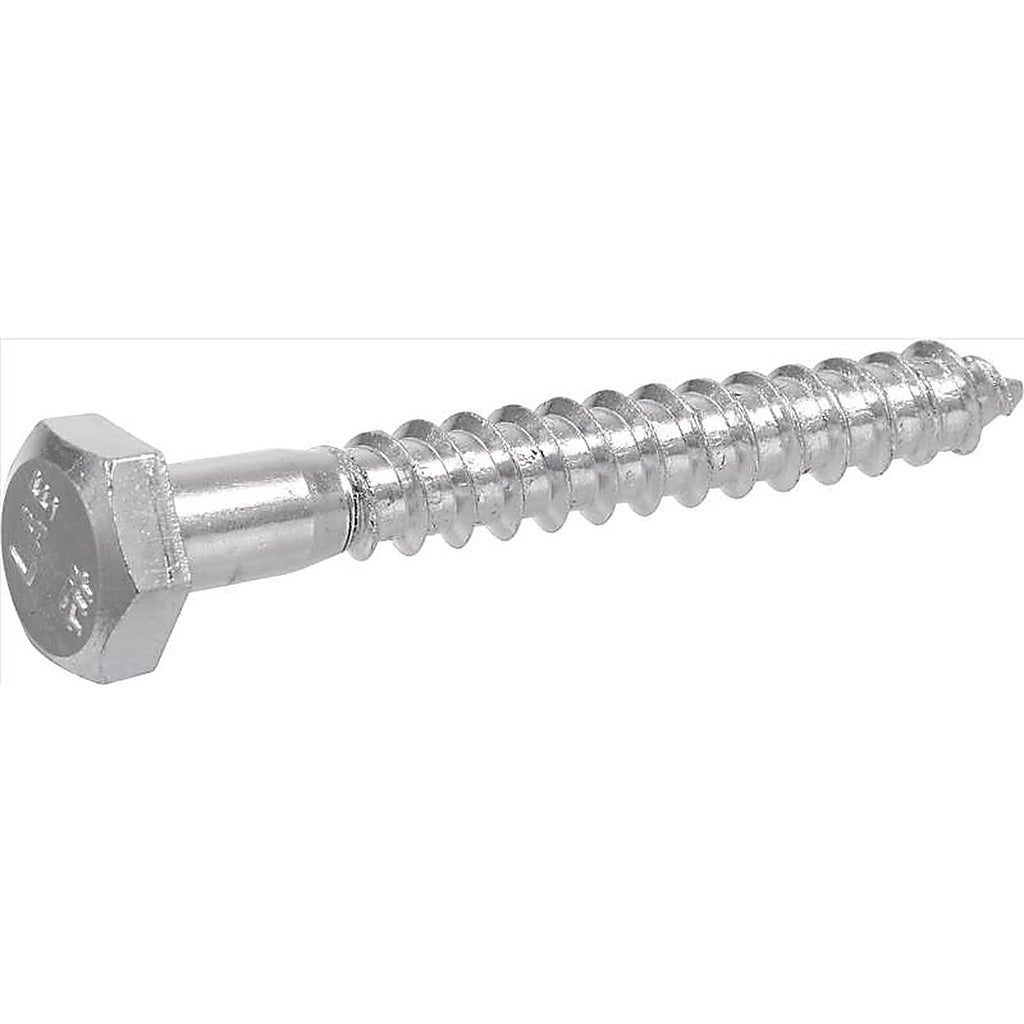 Hillman - 812119 - 1/2 in. X 12 in. L Hex Hot Dipped Galvanized Steel Lag Screw 25 pk
