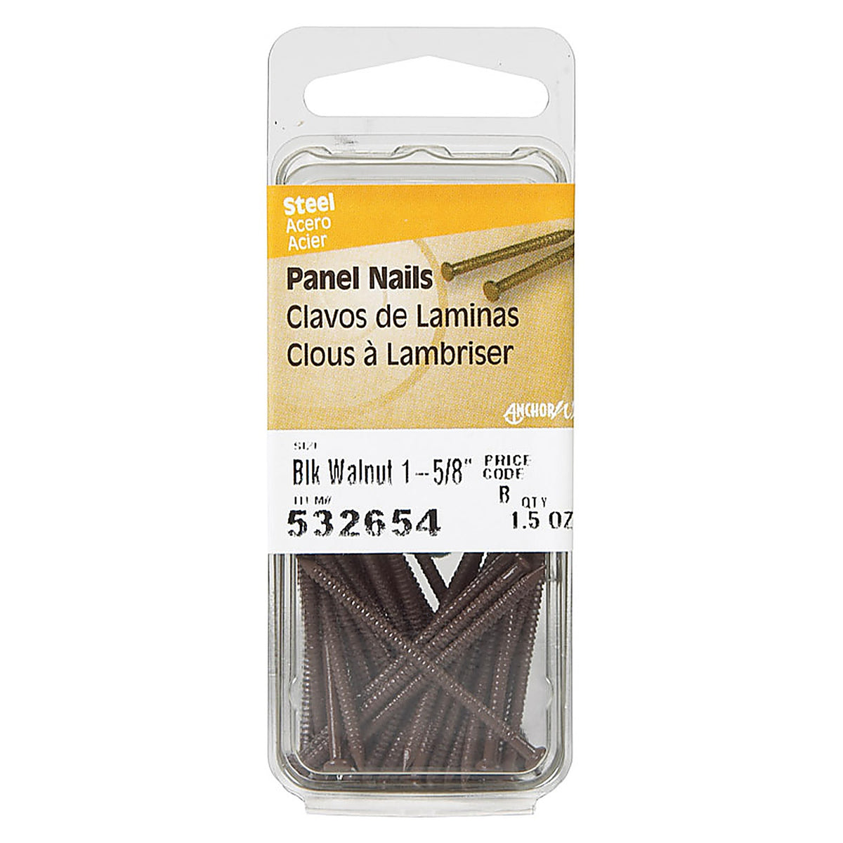 Hillman - 532654 - 1-5/8 in. Panel Steel Nail Large