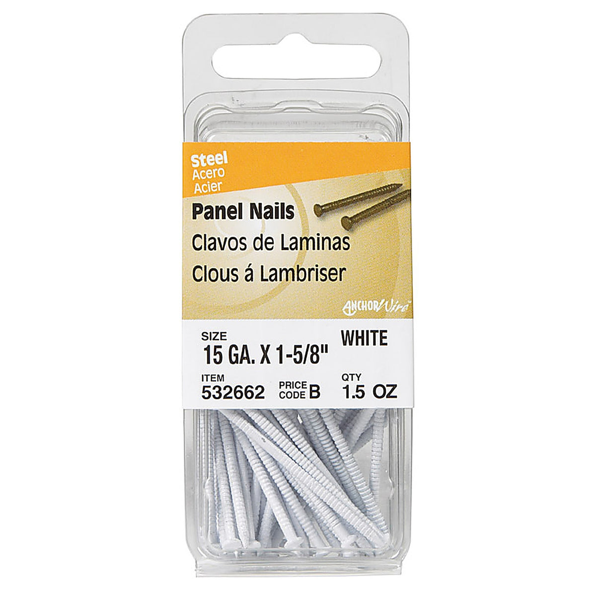 Hillman - 532662 - 1-5/8 in. Panel Steel Nail Large