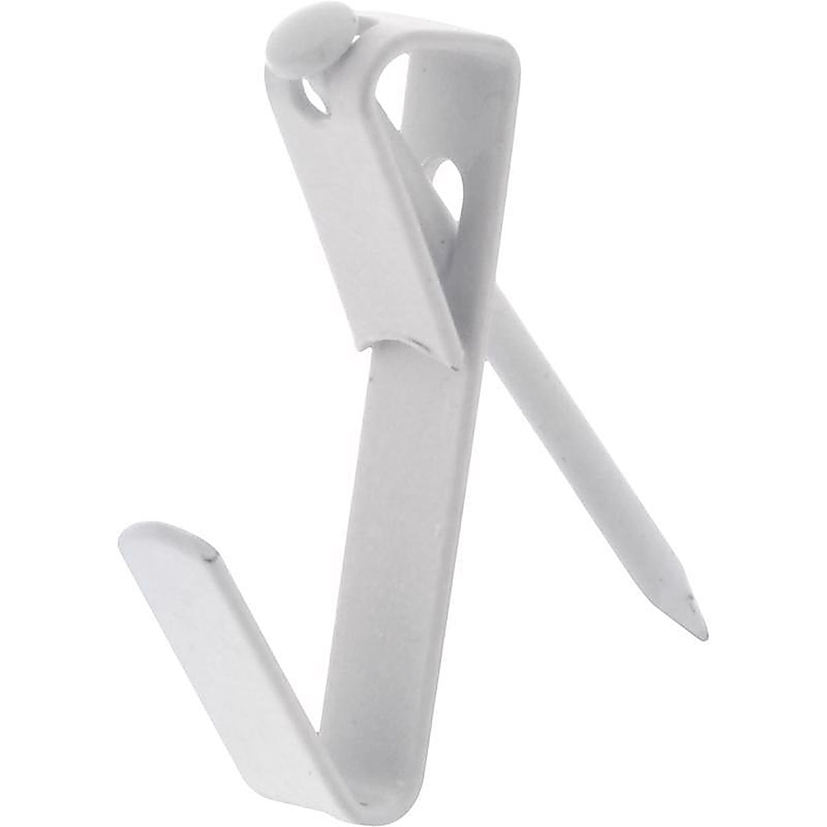Hillman - 122307 - AnchorWire Steel-Plated White Standard Picture Hanger 20 lb 8 pk