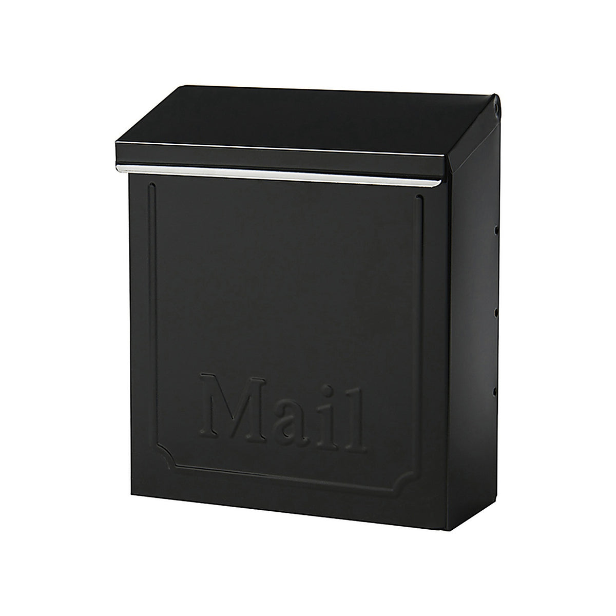 Gibraltar - THVKB0001 - Townhouse Classic Galvanized Steel Wall Mount Black Mailbox