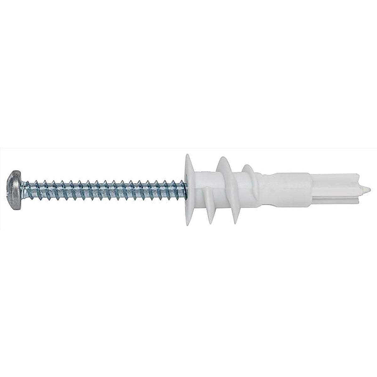 Hillman - 41410 - .138 in. Dia. x 1-1/4 in. L Nylon Pan Head Wallboard Anchors - 20/Pack