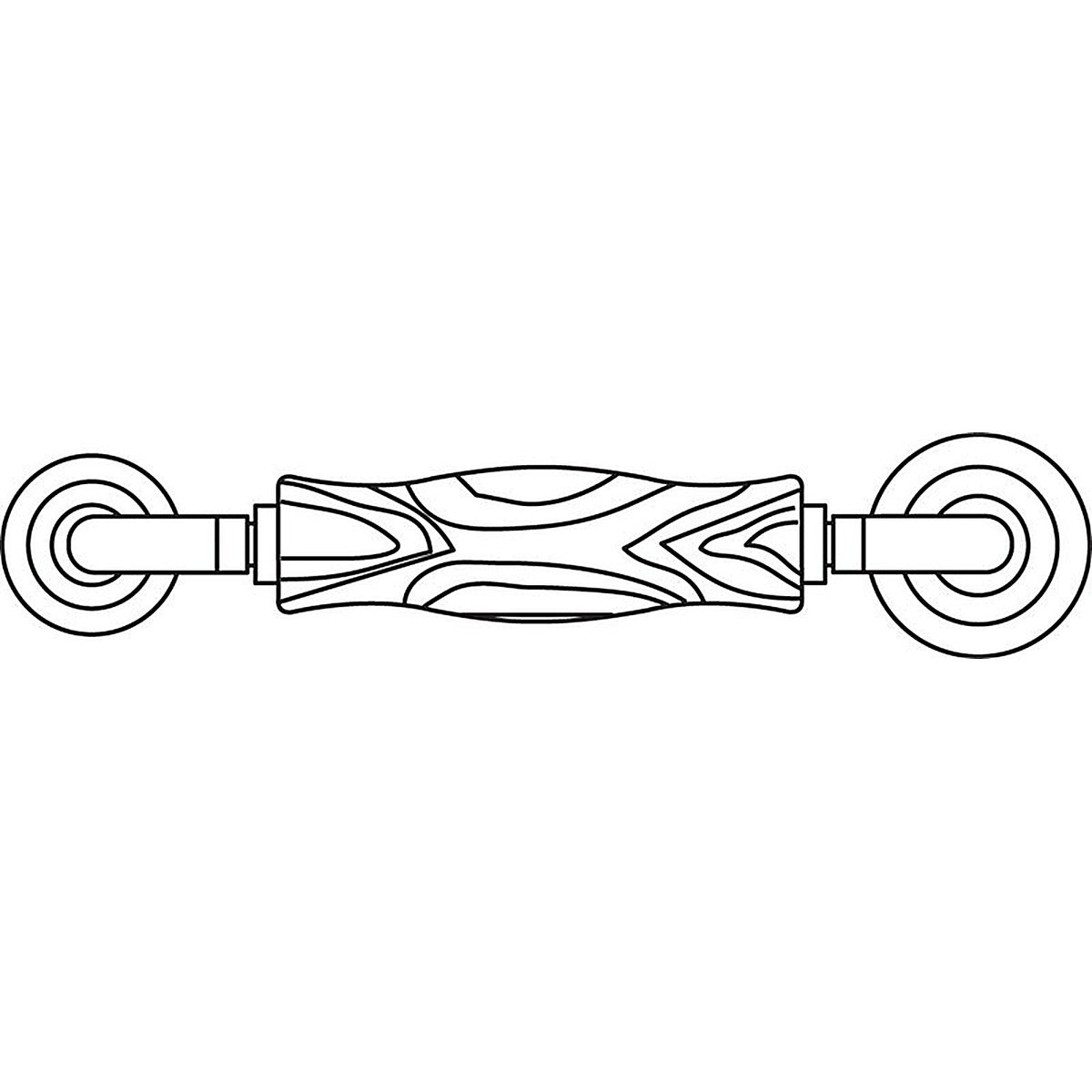 Prime-Line - P7720 - 2.5 in. Dia. x 2-1/2 in. L Screen Spline