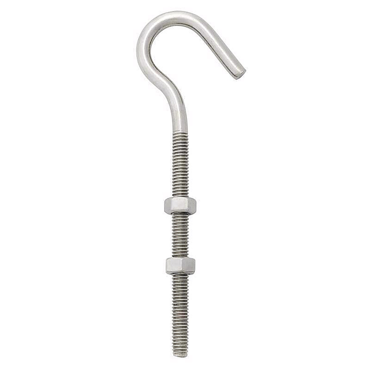 Hampton - 02-3489-200 - Medium Stainless Steel 6 in. L Clothesline Hook 160 lb. - 1/Pack
