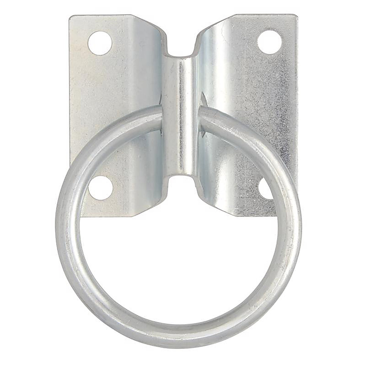 Hampton - 02-3975-411 - Small Zinc-Plated Silver Steel 1.875 in. L Hitching Ring 250 lb. - 1/Pack
