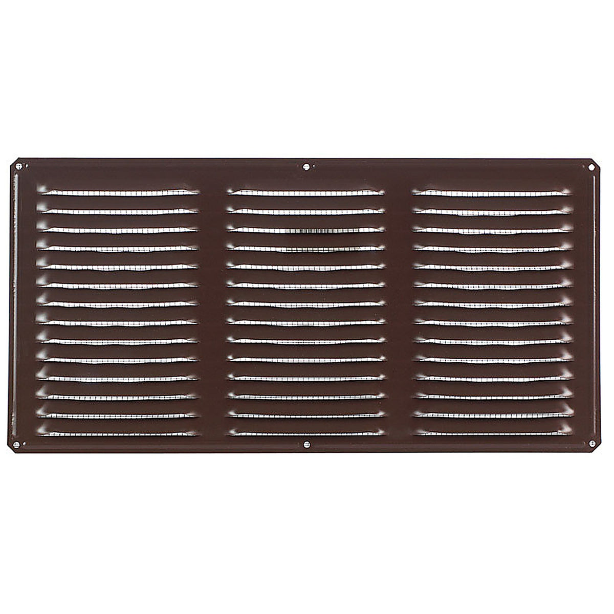 Air Vent - 84212 - 8 in. H x 16 in. L Brown Aluminum Undereave Vent