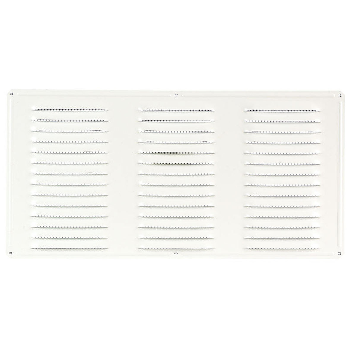 Air Vent - 84211 - 8 in. H x 16 in. L White Aluminum Undereave Vent