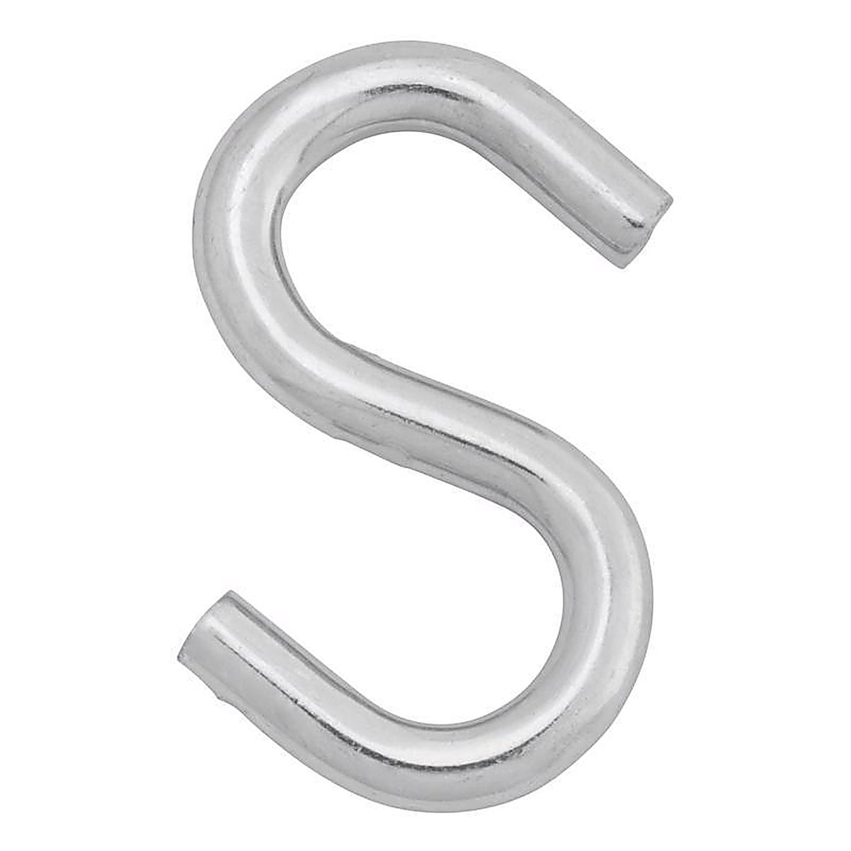 Hampton - 02-3484-118 - Small Zinc-Plated Silver Steel 2.5 in. L S-Hook 250 lb. - 1/Pack