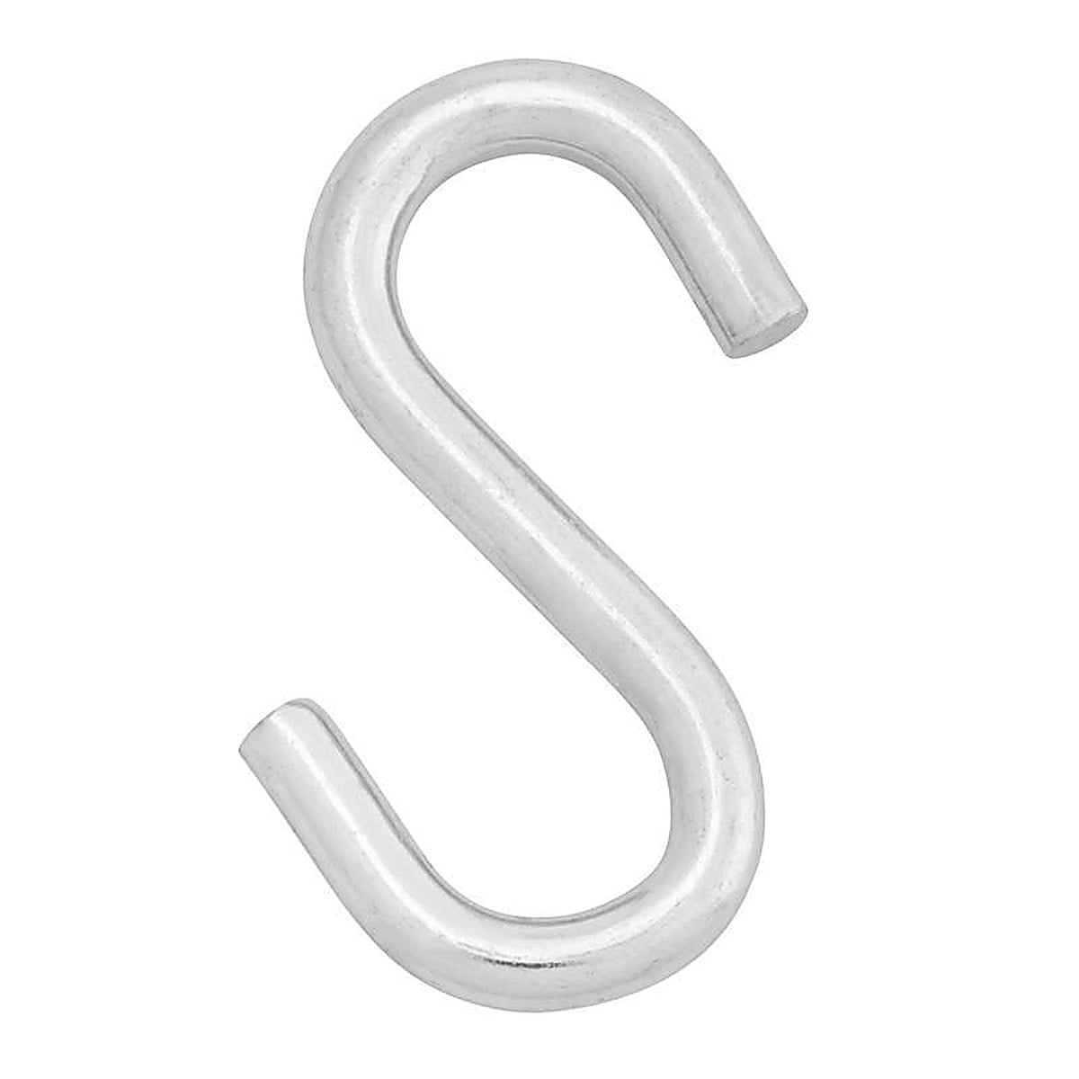 Hampton - 02-3484-122 - Small Zinc-Plated Silver Steel 3 in. L S-Hook 230 lb. - 1/Pack