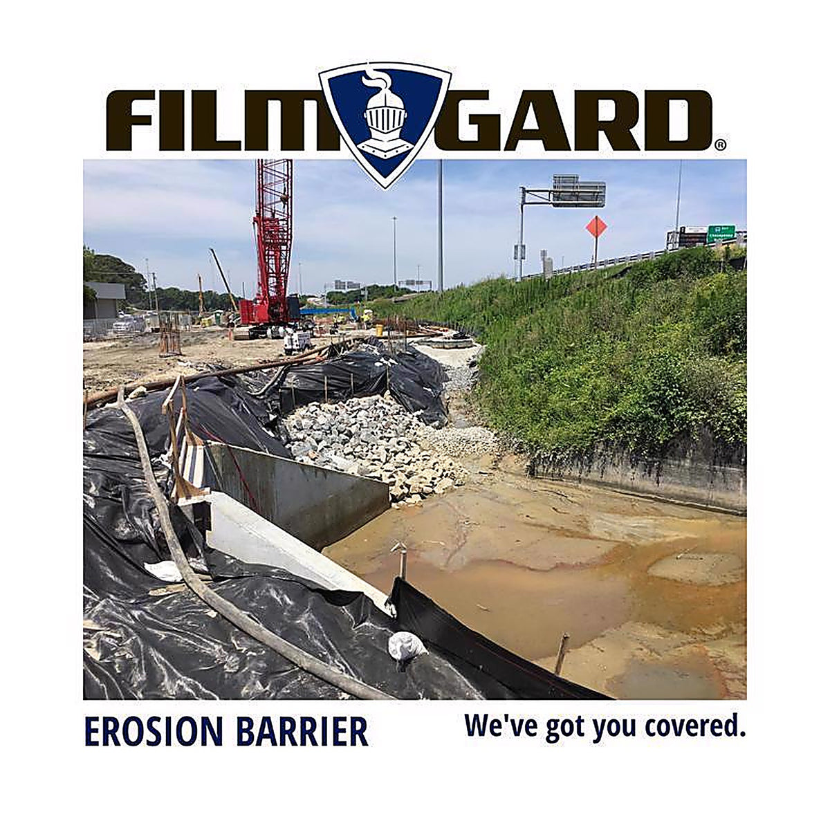 Film-Gard - 626061 - Plastic Sheeting 6 mil x 20 ft. W x 100 ft. L Polyethylene Black 1