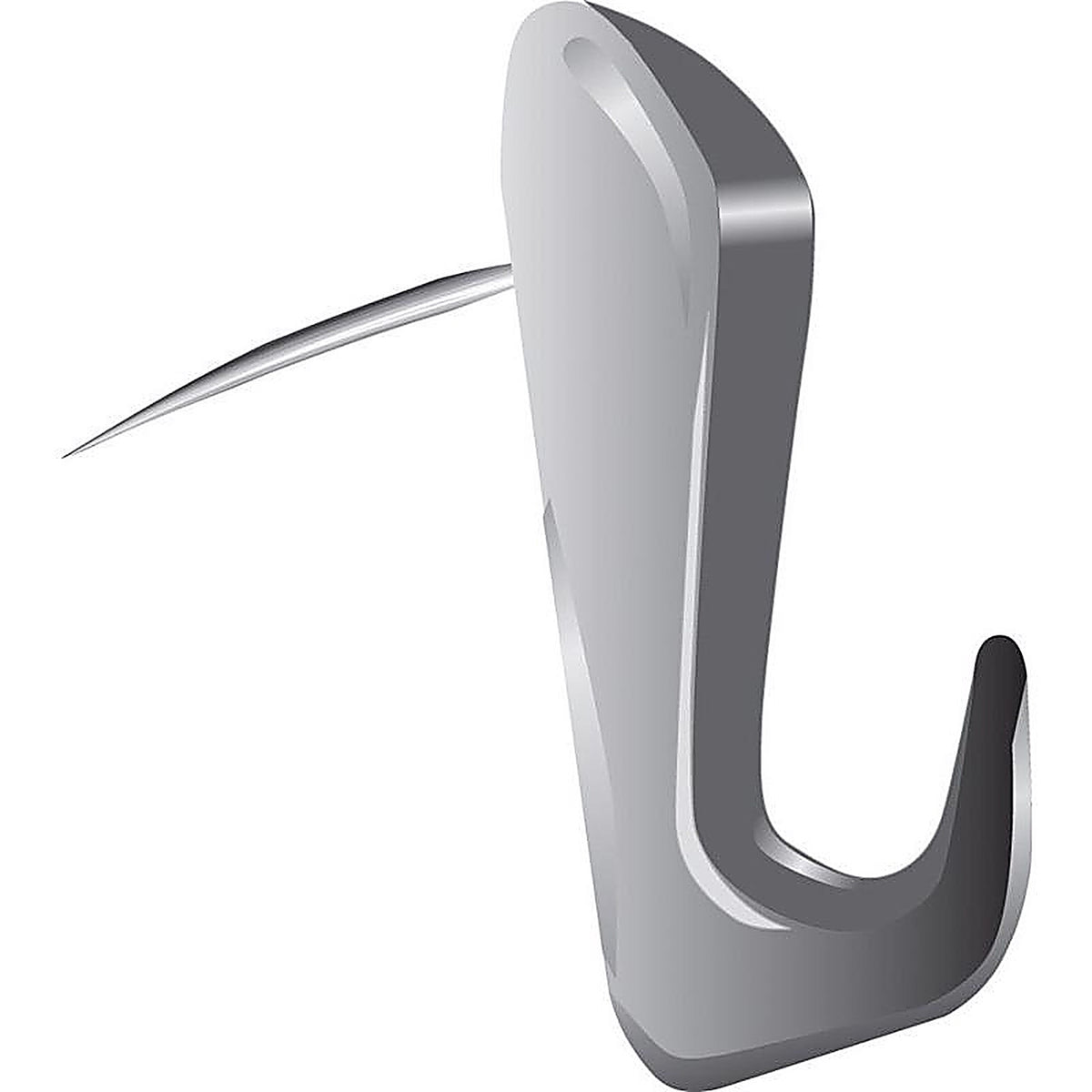 Hillman - 122398 - WallBiter Brass-Plated Large Picture Hook 60 lb 3 pk