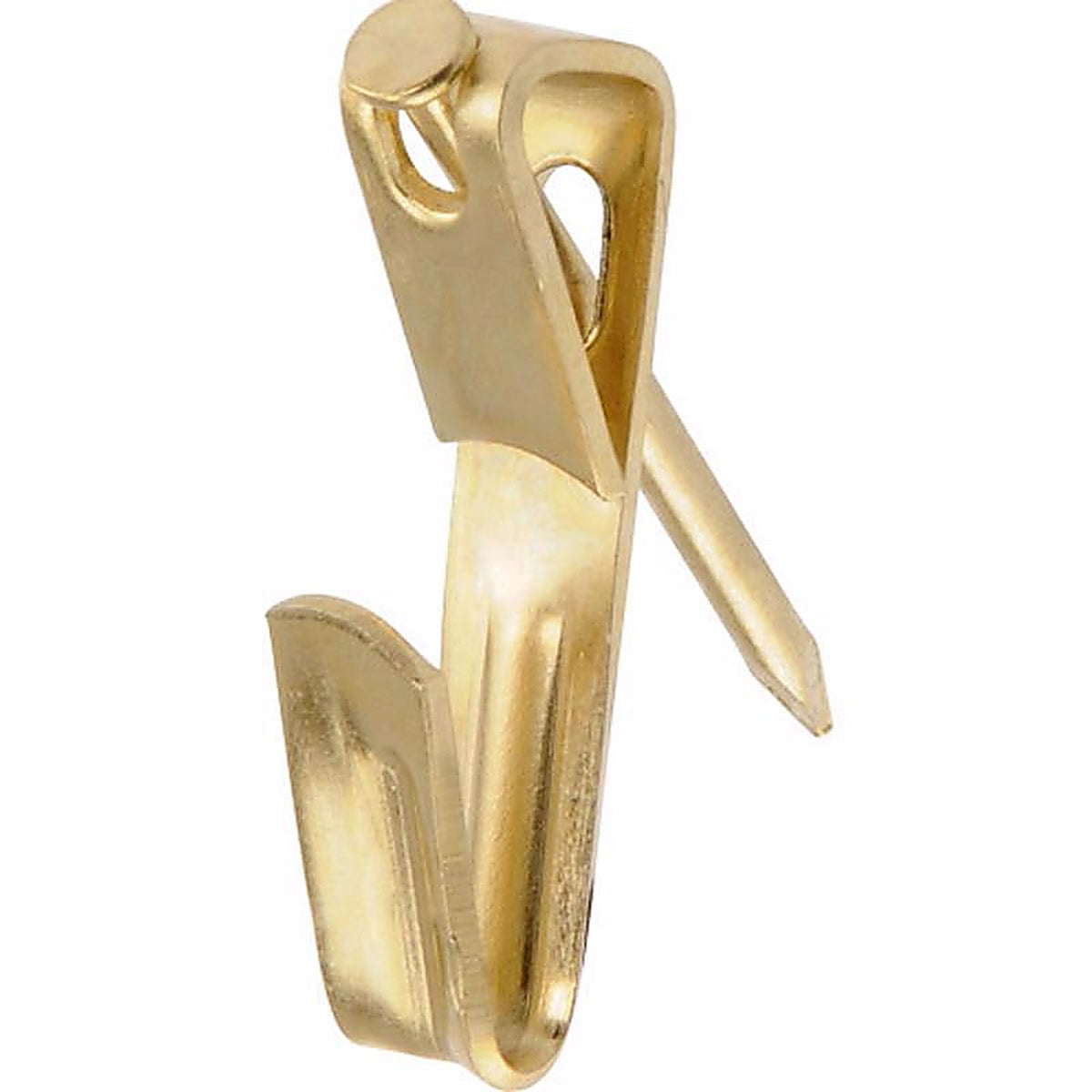 Hillman - 42083 - Brass-Plated Gold Conventional Picture Hanger 20 lb 50 pc