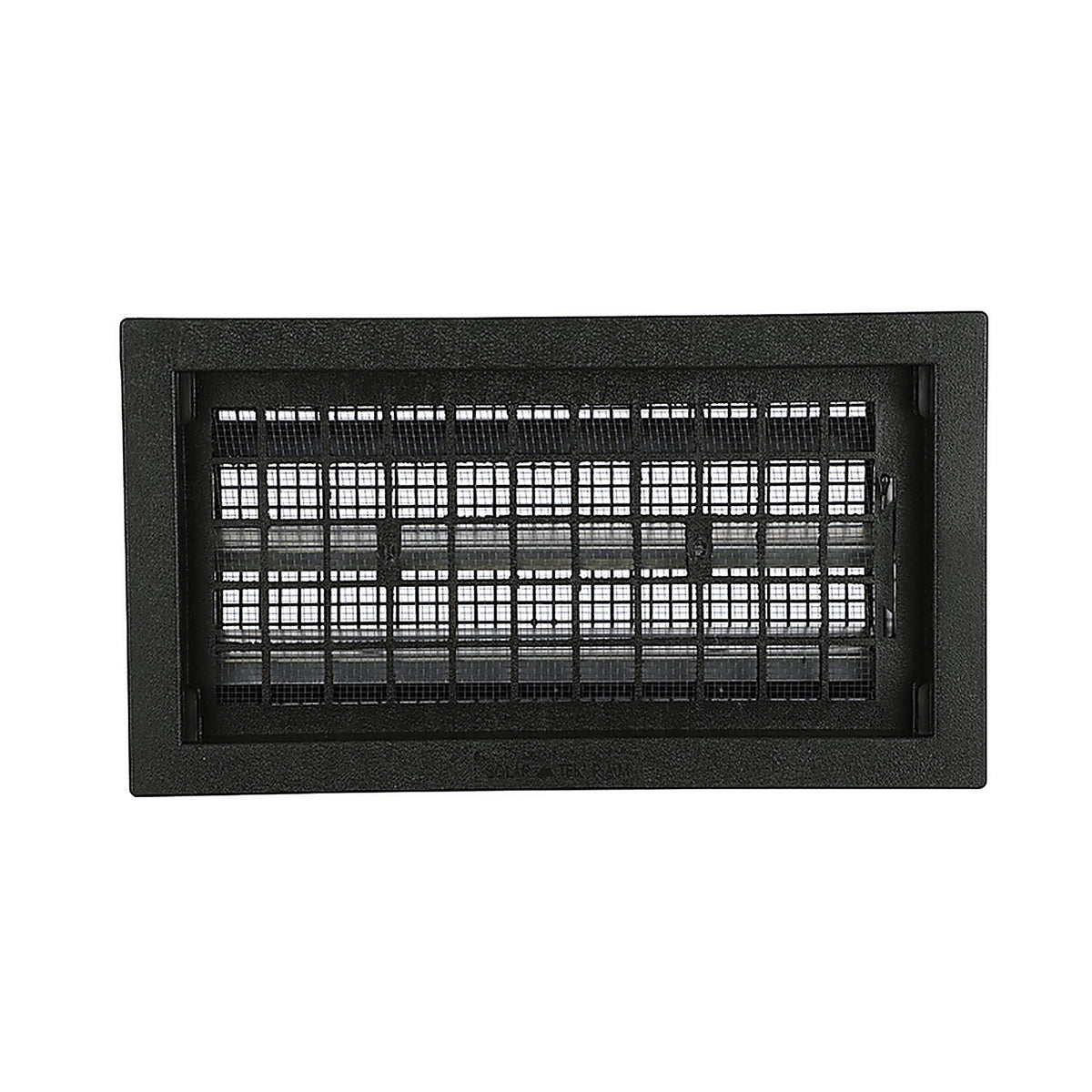Air Vent - RMBL - 9.5 in. H X 17.5 in. W Black Plastic Foundation Vent
