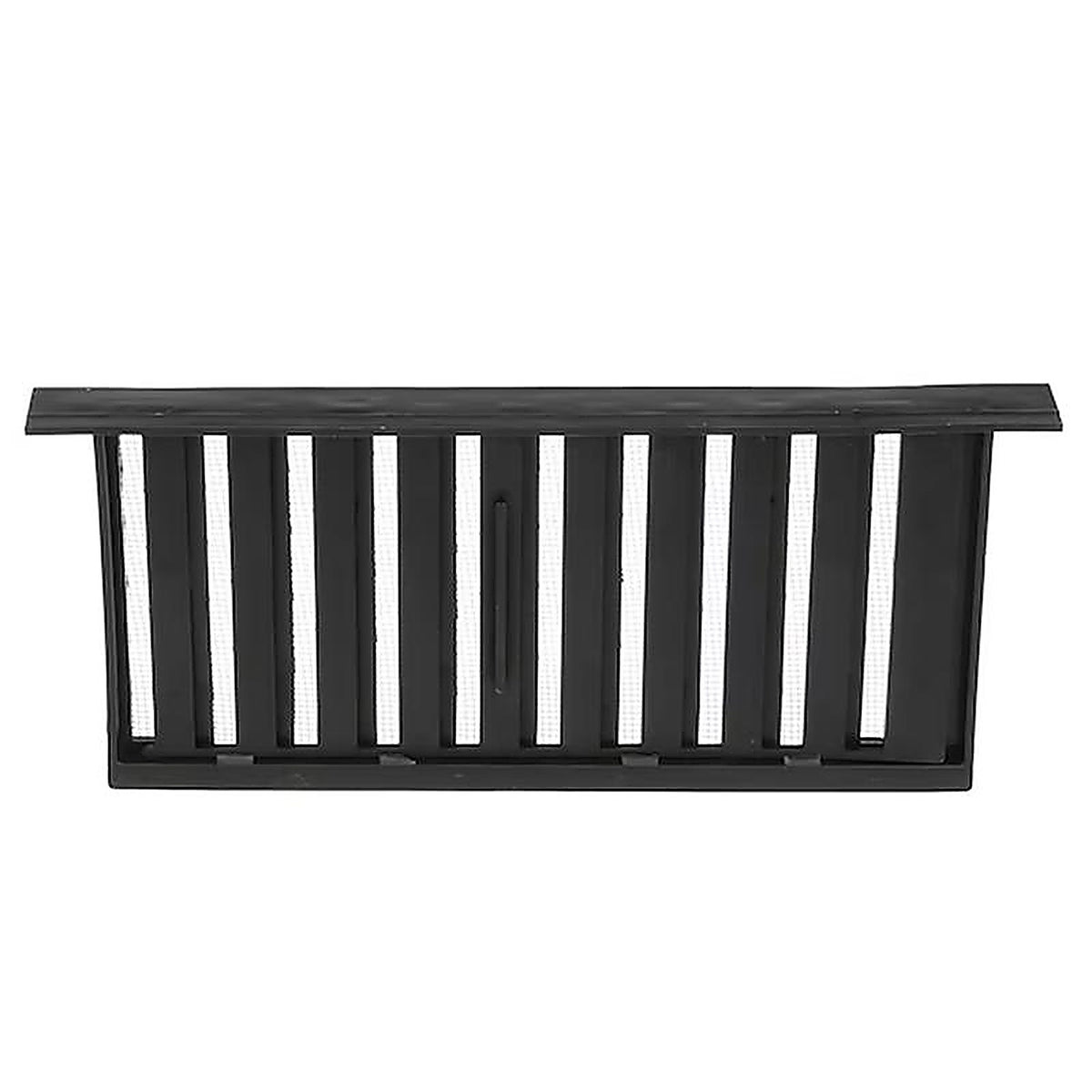 Air Vent - 93805 - 8 in. H X 16 in. W Black Plastic Foundation Vent