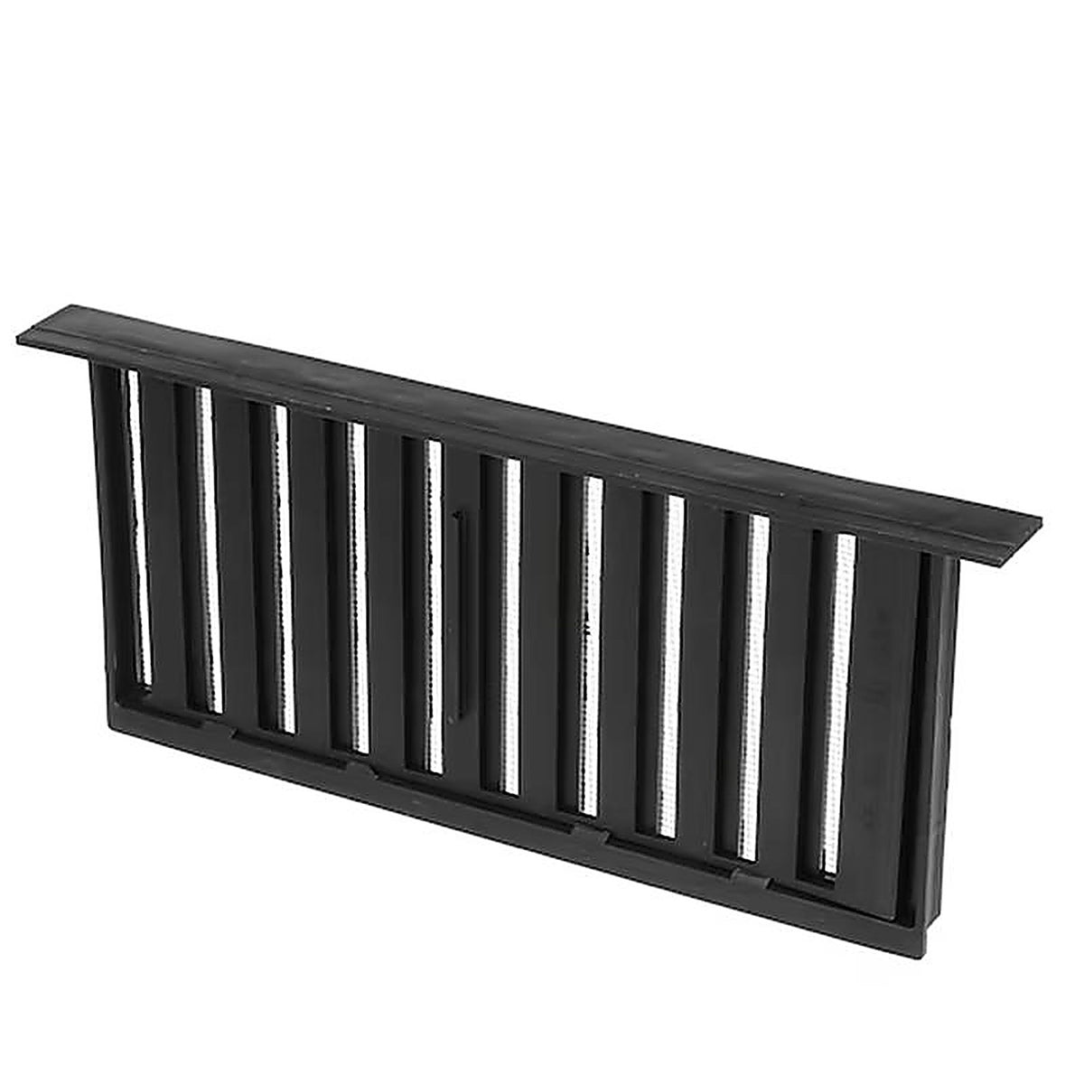 Air Vent - 93805 - 8 in. H X 16 in. W Black Plastic Foundation Vent
