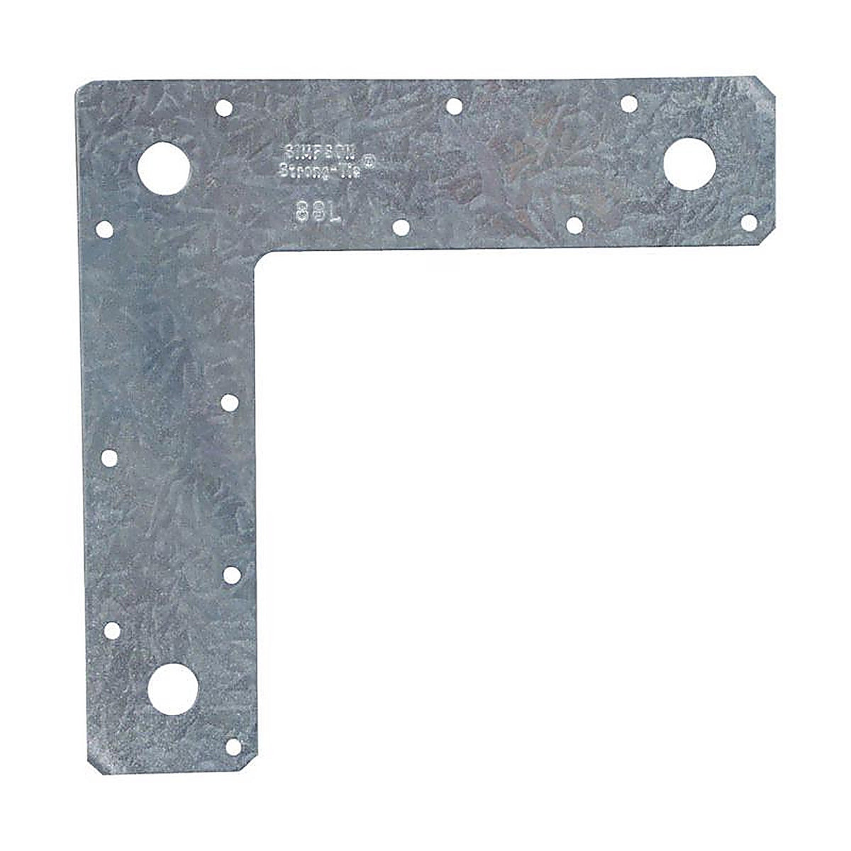 Simpson Strong-Tie - 88L - 8 in. H x 8 in. W 14 Ga. Galvanized Steel L Strap
