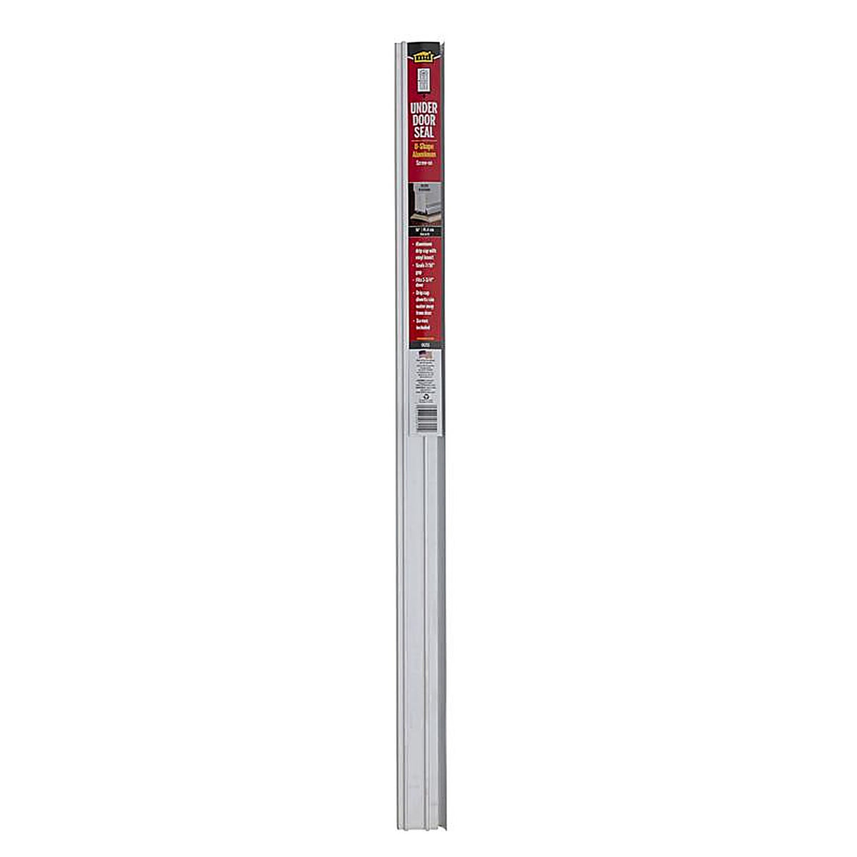 M-D - 6155 - Silver Aluminum Door Bottom For Drip Cap 3 in. L
