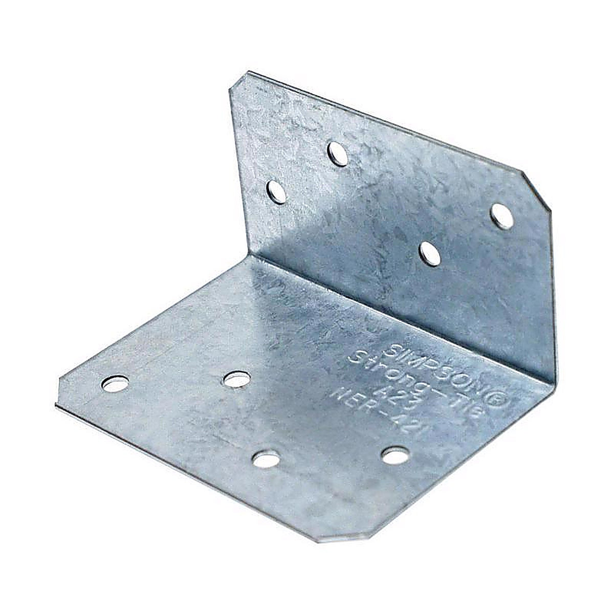 Simpson Strong-Tie - A23Z - 2 in. W x 2.8 in. L Galvanized Steel Angle
