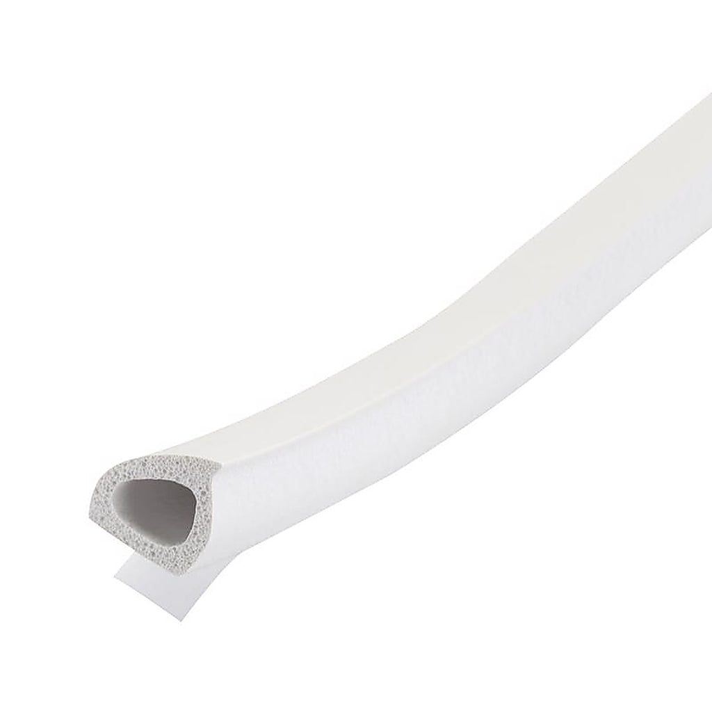 M-D - 43846 - White Rubber Weatherstrip For Windows, Doors and Windows 17 ft. L x 3/8 in.