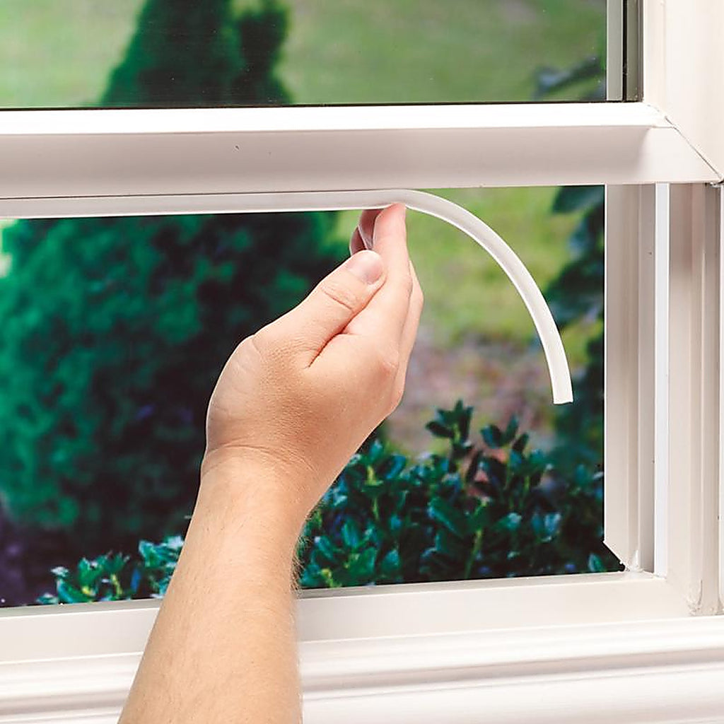 M-D - 43846 - White Rubber Weatherstrip For Windows, Doors and Windows 17 ft. L x 3/8 in.