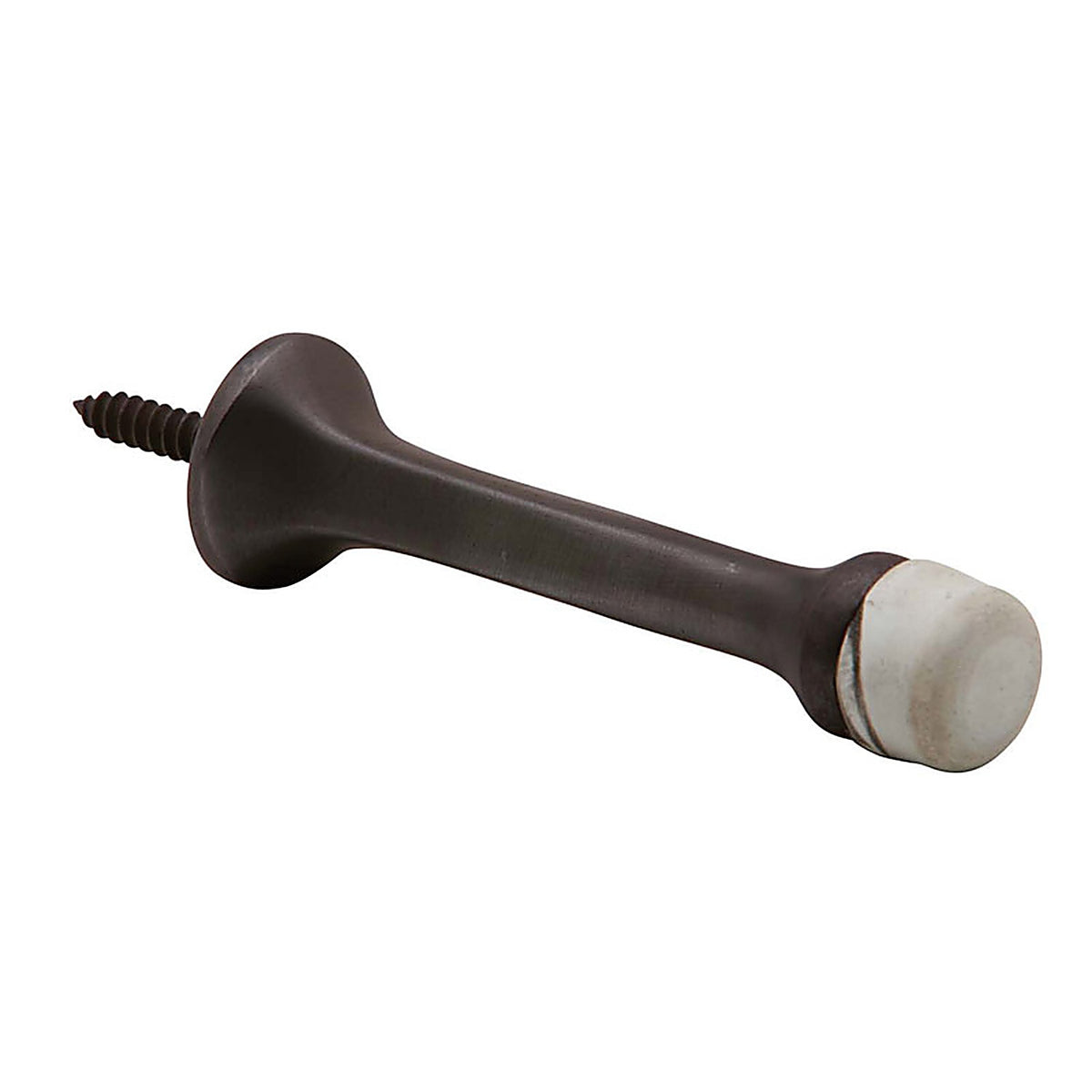 Schlage - SPS61MB-716 - 3-1/8 in. W X 7/8 in. L Metal Aged Bronze Door Stop Mounts to door and wall