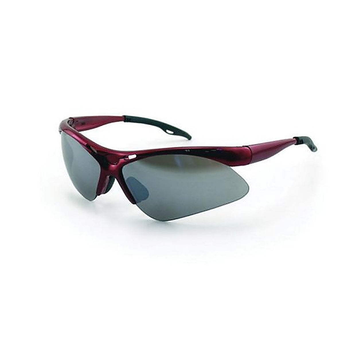 SAS - 540-0003 - DIAMONDBACK Eyewear - Smoke Mirror Lens, Red Frame w/Polybag