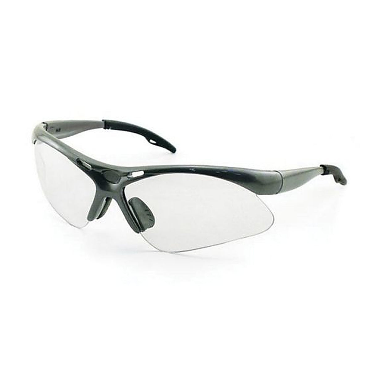 SAS - 540-0100 - DIAMONDBACK Eyewear - Clear Lens, Silver Frame w/Polybag