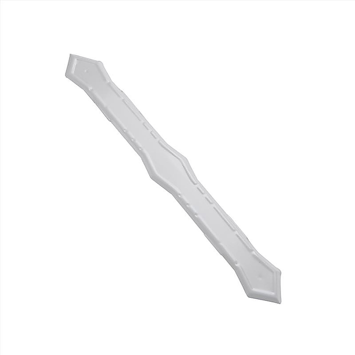 Amerimax - 2702950 - 0.25 in. H x 2 in. W x 13.5 in. L White Aluminum K Downspout Strap