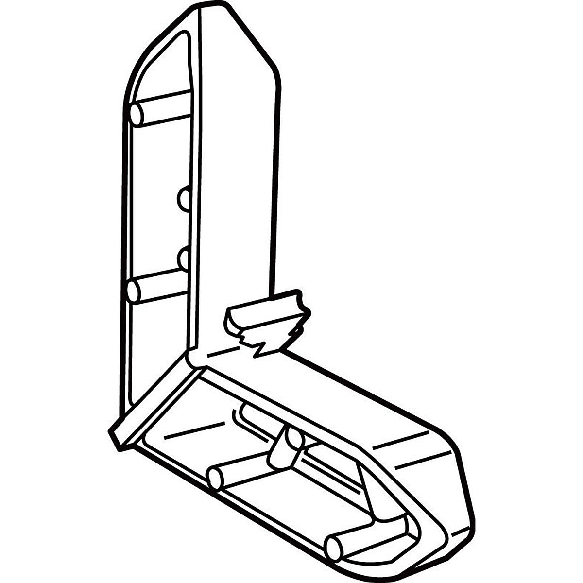 Prime-Line - PL 15759 - Tan Plastic 3/4 in. W X 7/16 in. L Screen Frame Corner 1 pk
