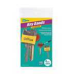 Lucky Line - 17204 - Plastic Assorted Key Sleeve, Large - 4/Pack