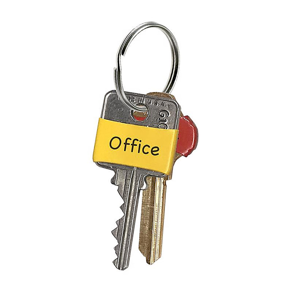Lucky Line - 17204 - Plastic Assorted Key Sleeve, Large - 4/Pack