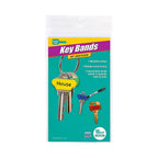 Lucky Line - 17116 - Plastic Assorted Key Sleeve, Medium - 16/Pack