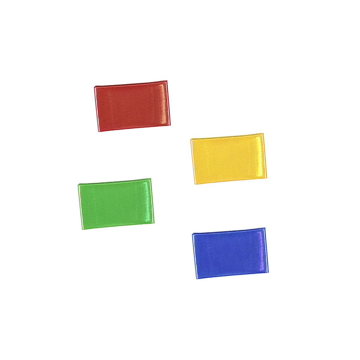 Lucky Line - 17248 - Plastic Assorted Key ID Tag, Assorted, 48/Pack