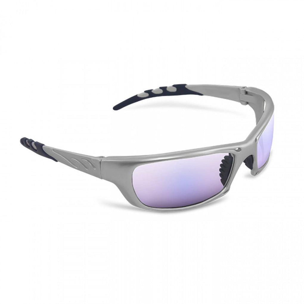 SAS - 542-0209 - GTR Eyewear - Ice Blue Mirror Lens, Silver Frame w/Polybag