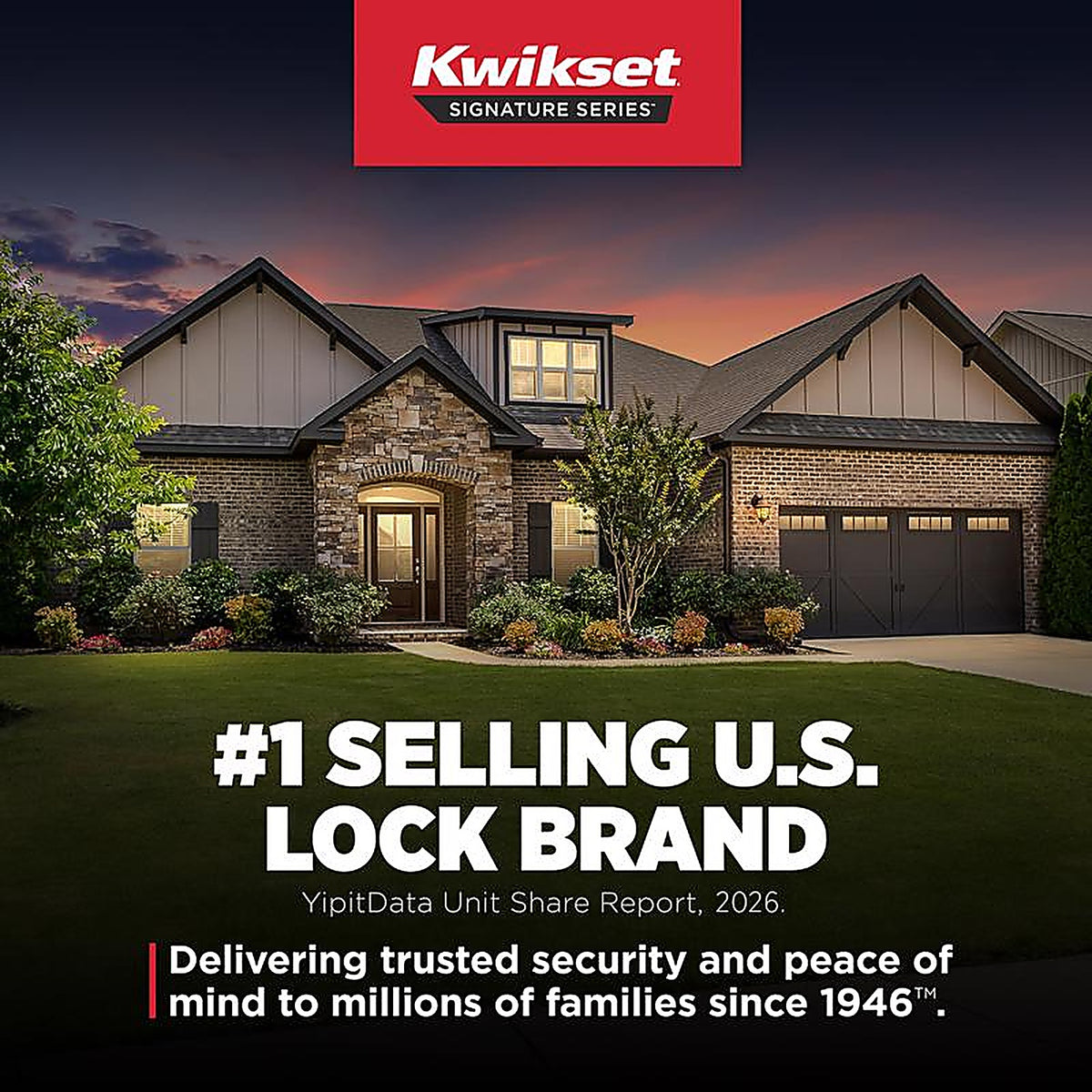 Kwikset - 99800-123 - SmartKey Satin Nickel Metal Deadbolt