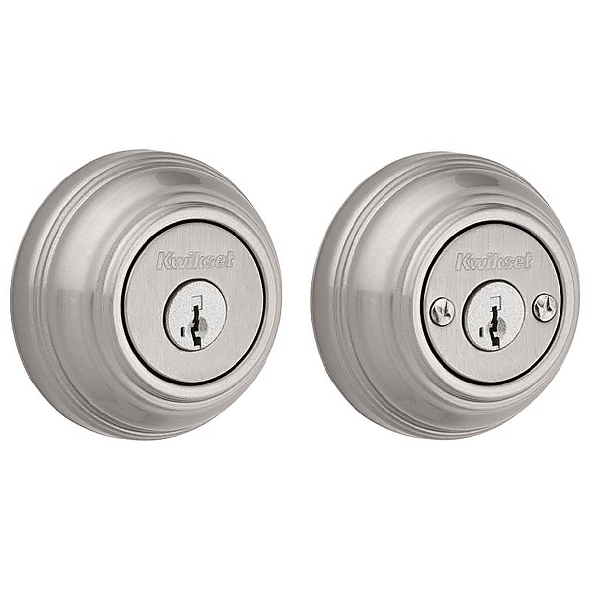 Kwikset - 99850-074 - SmartKey Satin Nickel Metal Deadbolt