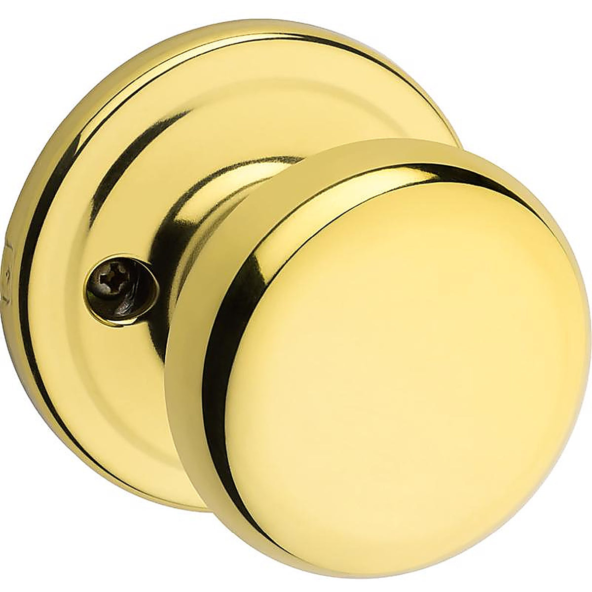 Kwikset - 97880-666 - Juno Polished Brass Dummy Knob Right or Left Handed