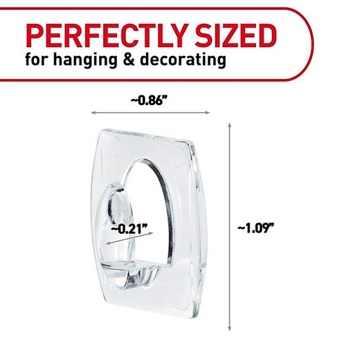 3M - 17006CLR-ES - Mini Hook 11/8 in. L - 6/Pack