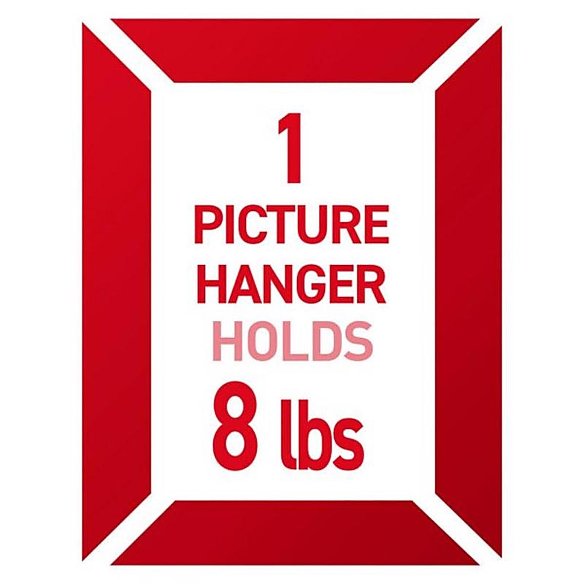 3M - 17048-ES - Command Silver Picture Hanger 8 lb. - 1/Pack