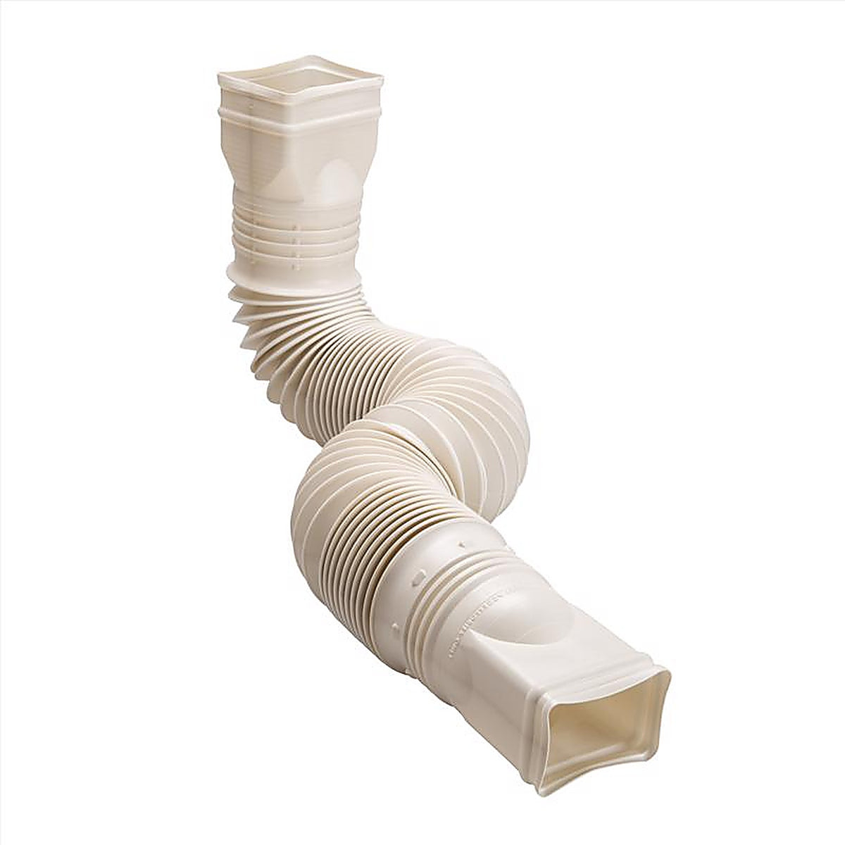 Amerimax - 85014 - Flex-A-Spout 4.5 in. H X 4.5 in. W X 55 in. L Tan Vinyl Downspout Extension