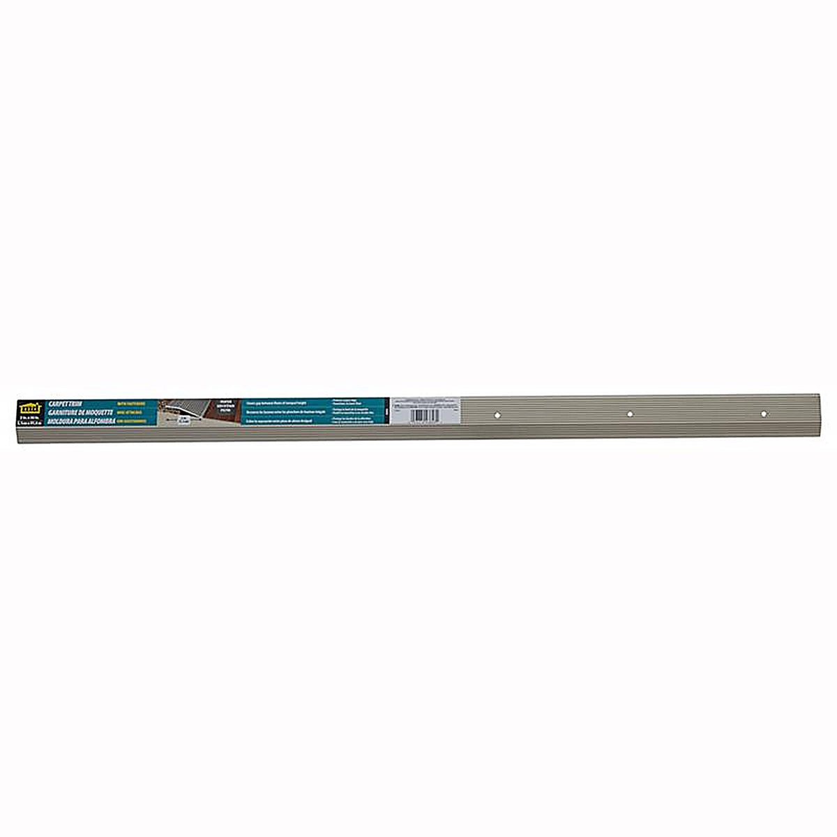 M-D - 43858 - 0.19 in. H x 36 in. L Pewter Silver Aluminum Carpet Trim