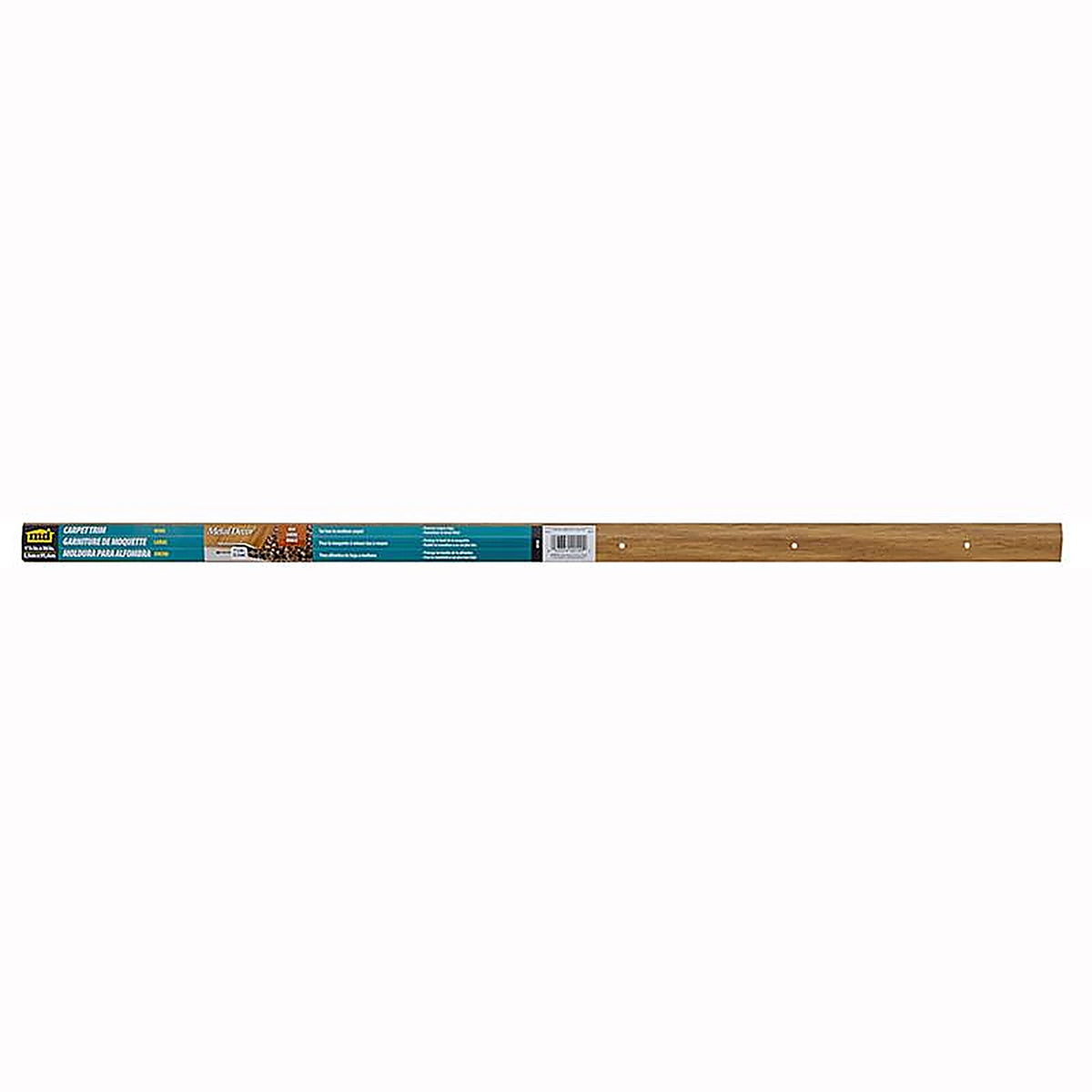 M-D - 40120 - 0.38 in. H x 36 in. L Prefinished Brown Aluminum Carpet Trim
