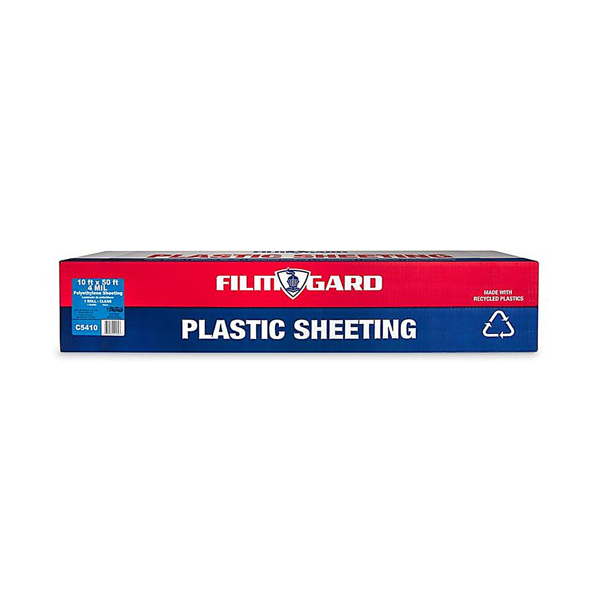 Film-Gard - 625915 - Plastic Sheeting 4 mil T X 10 ft. W X 50 ft. L Polyethylene Clear 1 pk