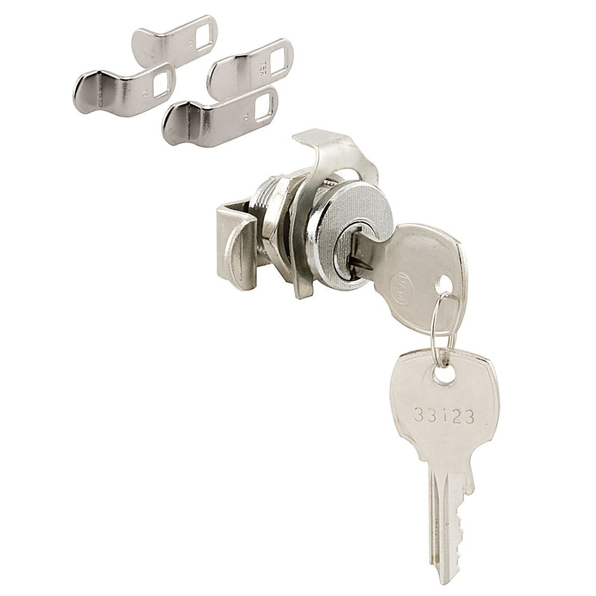 Prime-Line - S4573 - Brushed Nickel Steel Counter Clockwise Mailbox Lock