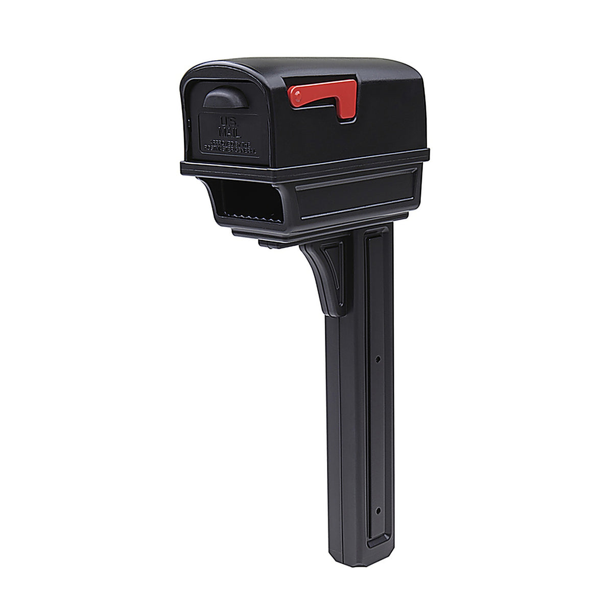Gibraltar - GGC1B0000 - Gentry Classic Plastic Post Mount Black Mailbox
