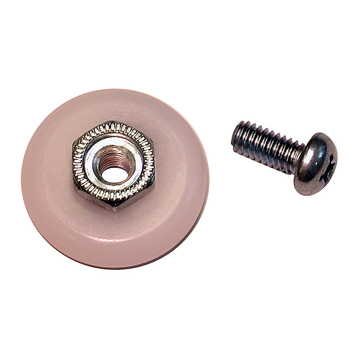 Barton Kramer - 35C - 7/8 in. D X 1/4 in. L Nylon Roller Assembly 2 pk