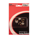 Barton Kramer - 201C - Silver Aluminum Large Rivet And E Ring 1/4 in. W 3 pk