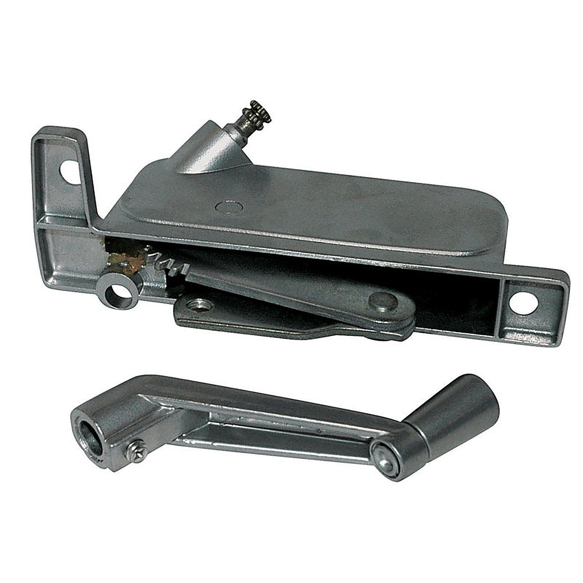 Barton Kramer - 223C - Silver Aluminum Left Awning Window Operator For Miami